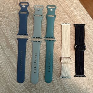 Set of 5 Apple Watch Bands size 38/40mm